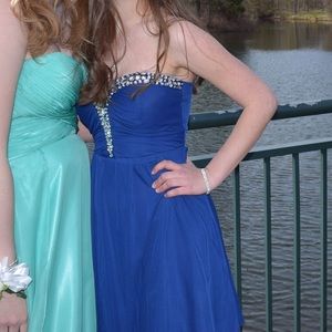 LIKE NEW navy blue dress